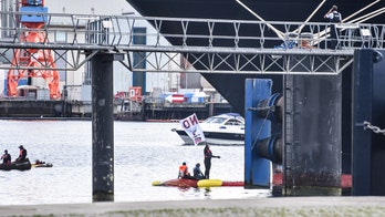 Activists block Holland American Cruise ship to protest pollution: 'Cruises kill climate'