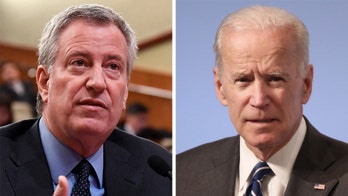 De Blasio's attack on Biden backfires, sparking mockery on social media