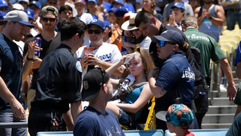 Fan struck in head by foul ball at Dodger Stadium, rushed to hospital