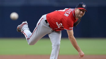 Washington Nationals' Max Scherzer plans to start despite breaking nose during batting practice