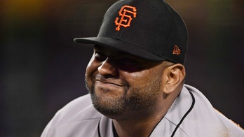 San Francisco Giants' Pablo Sandoval has hand stepped on after making play: 'It was worth it'