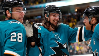 Sharks' Erik Karlsson misses season opener to welcome baby girl, 18 months after stillbirth of first child