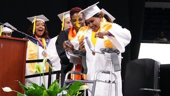 Virginia teen achieves dream of graduating with classmates after spending 5 months in a coma