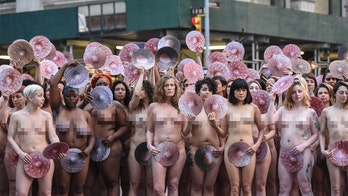Nude models gather in NYC to protest Facebook and Instagram's female nipple ban