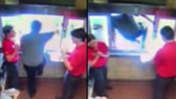 Chick-fil-A worker leaps through drive-thru window to save choking boy