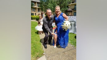 Childhood friends marry 45 years after they were 'forced' to sit together in school