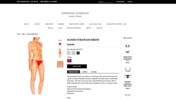 Designer creates unique 'Hands' bikinis, describes look as 'perfect' for topless beaches
