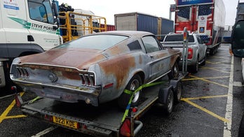 1968 Ford Mustang that was parked over 40 years sold with previous owner's remains inside