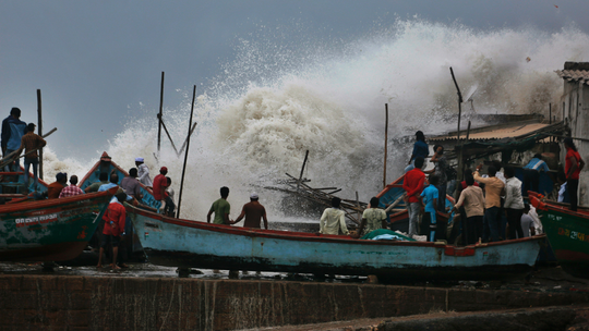 India's west coast hunkers down as Cyclone Vayu approaches