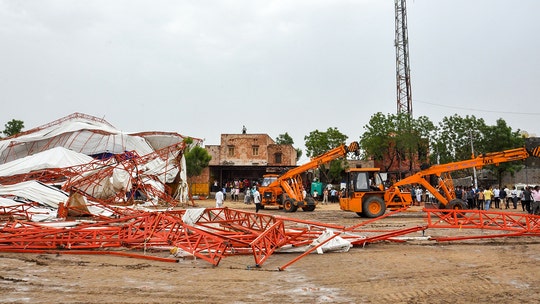 Tent collapses amid thunderstorm, heavy rain killing at least 14, injuring 50 in India