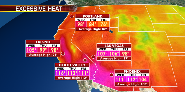 Excessive heat warnings remain in effect in West | Fox News