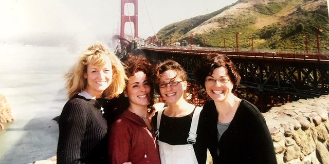 Barbara Bouchey, Michelle Myers, Lauren Salzman and Nancy Salzman in San Francisco, circa 2002. — Courtesy of Barbara Bouchey