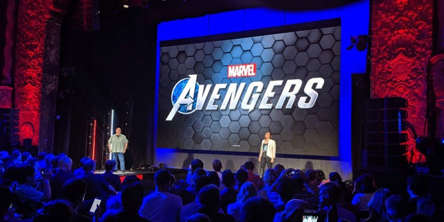 Press conference announcing the first 'Avengers' movie