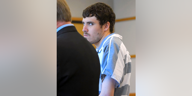 Alex Whipple appears in 1st District Court for his initial appearance Monday, June 3, 2019, in Logan, Utah. (Eli Lucero/Herald Journal, via AP, Pool)