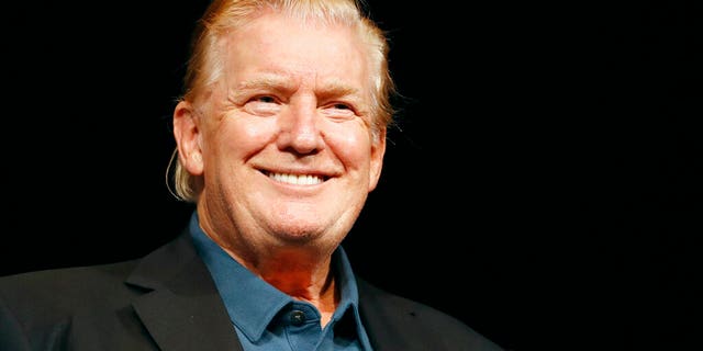 President Donald Trump on Sunday attended McLean Bible Church, in Vienna, Va.