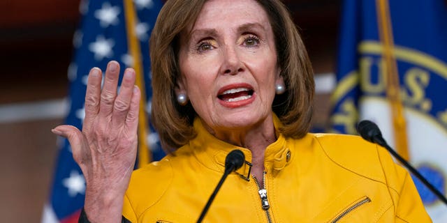 House Speaker Nancy Pelosi, D-Calif., Returns on President Donald Trump's statement that he would accept the help of a foreign power. 