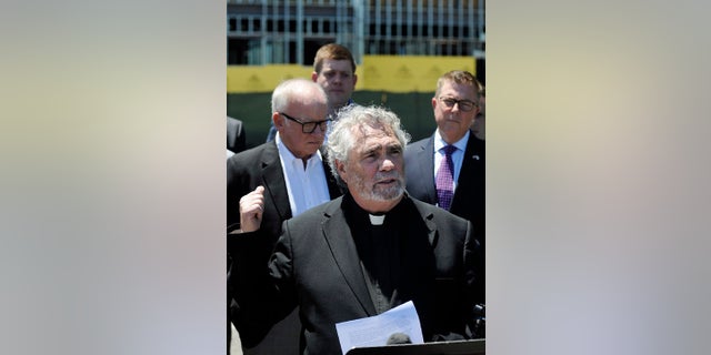 Reverend Terry Gensemer, anti-abortion activist, said Thursday, June 13, 2019, the construction of a new clinic built by Planned Parenthood in Birmingham, Alabama. The organization is working on the project despite a new law that virtually bans abortion in Alabama. (AP Photo / Jay Reeves)