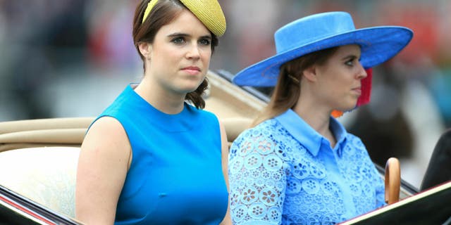 Princess Eugenie, left, is expecting her first child with husband Jack Brooksbank. The British royal announced the news on social media in September.