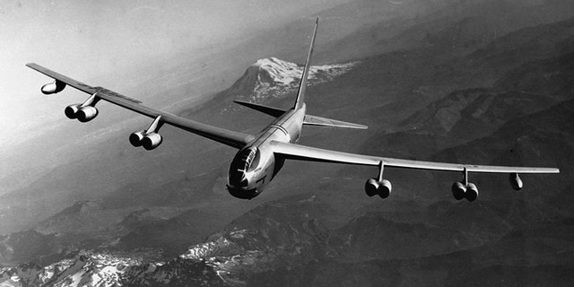 The B-52A Stratofortress was a long-range heavy bomber used extensively by the United States military for a period of a year.