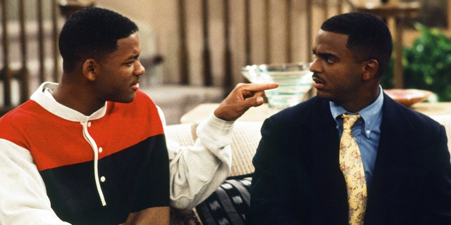 "Get a Job" Episode 2 -- Pictured: (l-r) Will Smith as William 'Will' Smith, Alfonso Ribeiro as Carlton Banks (Photo by: Jan Sonnenmair/NBCU Photo Bank)