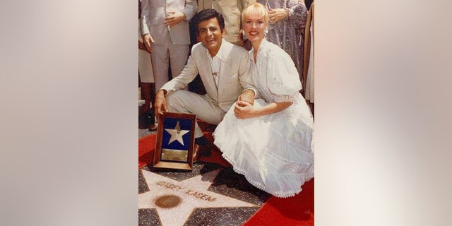 Casey Kasem with Jean Kasem at the Hollywood Star Walk of Fame ceremony in 1981. — Courtesy of Jean Kasem