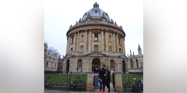 Caylin & Paola Moore at Oxford University