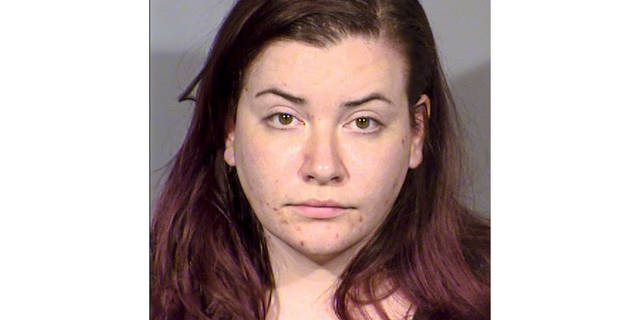 FILE - This undated Clark County Detention Center file booking photo shows Diana Nicole Pena, who pleaded guilty Tuesday, June 11, 2019, to accessory to murder after the slaying, avoiding a murder charge and telling a judge she knew at the time that former Playboy Italia and Maxim model Kelsey Turner and Jon Kennison had killed Dr. Thomas Burchard.
(Las Vegas Metropolitan Police Department via AP, File)