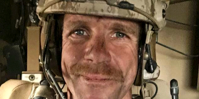 This undated selfie provided by Andrea Gallagher shows her husband, U.S. Navy SEAL Edward Gallagher, who has been charged with allegedly killing an Islamic State prisoner in his care and attempted murder for the shootings of two Iraq civilians in 2017. Gallagher is scheduled to go on trial Monday, June 17, 2019. (Edward Gallagher/Courtesy of Andrea Gallagher via AP, File)