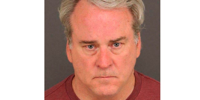 This undated photo provided by the Colorado Springs Police Department shows Michael Whyte, 58, of Thornton, Colo., who was arrested Thursday, June 13, 2019, on suspicion of first-degree murder. Police say DNA evidence led them to identify Whyte as a suspect in the 1987 strangulation death of Darlene Krashoc, 20, a soldier at Fort Carson, Colo. (Colorado Springs Police Department via AP)