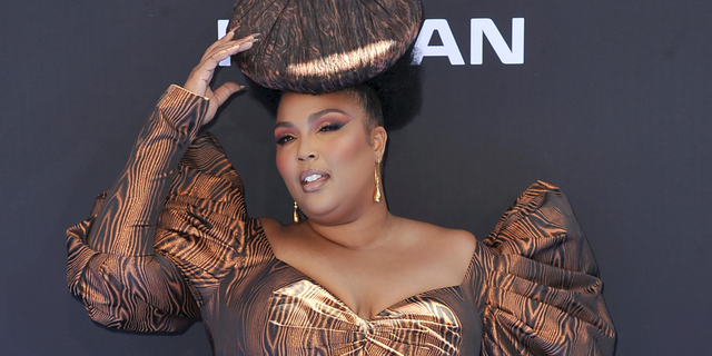 Lizzo arrives at the BET Awards on Sunday, June 23, 2019, at the Microsoft Theater in Los Angeles.