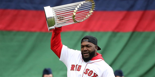 David Ortiz was shot from behind Sunday night. (Staff Photo By Nancy Lane/MediaNews Group/Boston Herald via Getty Images)