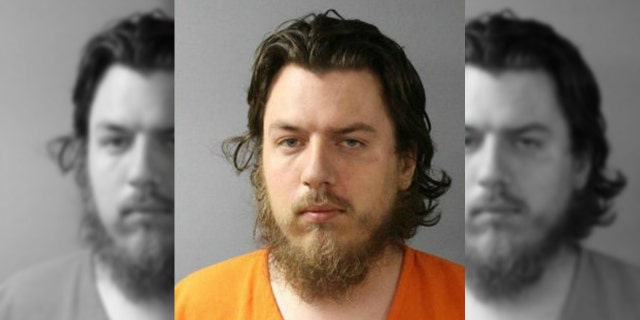 David Oxenrider, 29, was arrested on Sunday after he allegedly made a homemade bomb, police said.
