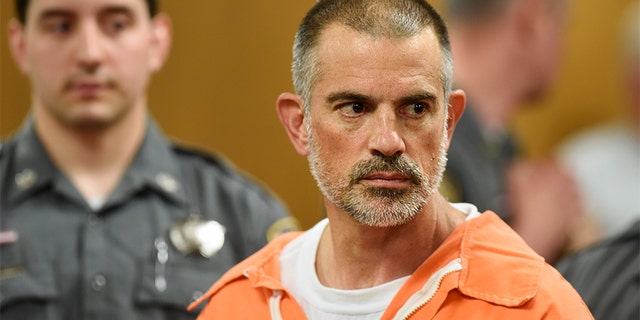 Fotis Dulos is arraigned on charges of tampering with or fabricating physical evidence and first-degree hindering prosecution at Norwalk Superior Court in Norwalk, Conn. Monday, June 3, 2019.