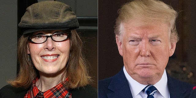 E. Jean Carroll, a longtime advice columnist, is accusing President Trump of sexually assaulting her in a New York City dressing room two decades ago. (Getty, Associated Press).