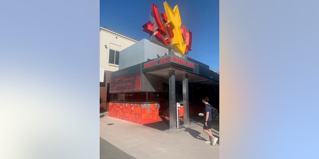 Facebook’s on-campus burger shack was closed during the International Press Day tour. (Brian Flood, Fox News)