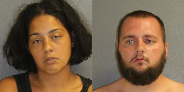 Yajaira Tirado, 28, and Jacob Krueger, 25, were arrested on child neglect charges on Monday after their toddler was discovered on the side of a highway in Florida.