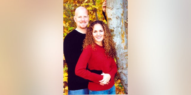 A 2003 handout photo shows Mark Hacking and his wife Lori. (Photo by Getty Images)