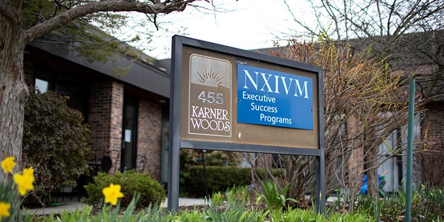 The NXIVM Executive Success Programs sign outside of the office at 455 New Karner Road on April 26, 2018, in Albany, N.Y. (Photo by Amy Luke/Getty Images)