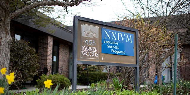 The NXIVM Executive Success Programs sign outside of the office at 455 New Karner Road on April 26, 2018, in Albany, N.Y. (Photo by Amy Luke/Getty Images)