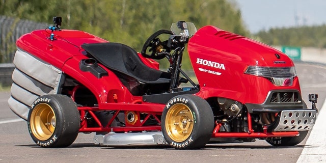 The Mean Mower can also reach a top speed of 150.99 mph, Honda said.
