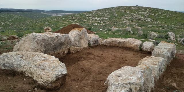 The remains of the ancient watchtower. (Israel Antiquities Authority)