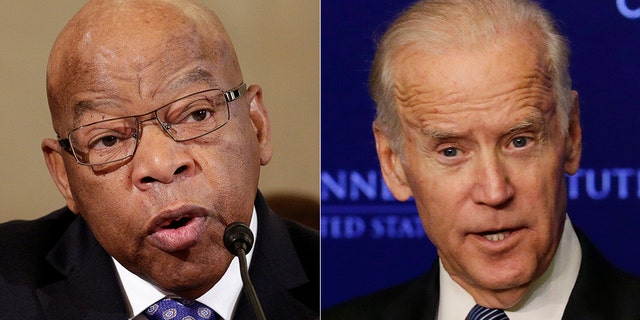 Rep. John Lewis has come to the defense of Joe Biden after the 2020 hopeful touted his past success in working alongside segregationist senators