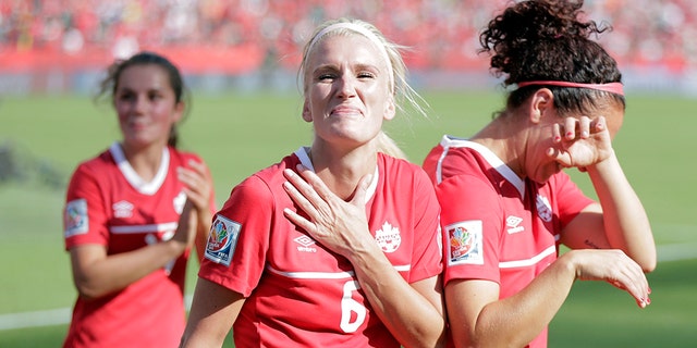 Canada midfielder Kaylyn Kyle ripped the U.S. team over their celebrations during their 13-0 win over Thailand.