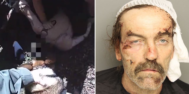 White was treated at a hospital for the dog bites. Deputies found 1.8 grams of crystal meth in his pocket and arrested him.