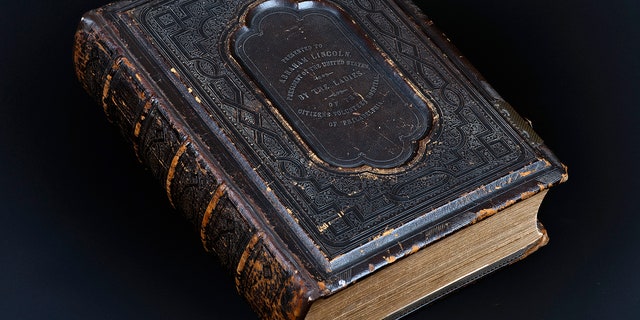 President Abraham Lincoln's 150-year-old Bible was gifted to his neighbor, Rev. Noyes W. Miner, by his widowed wife, Mary. Miner's family has passed it down and recently donated it so the public can now view it.