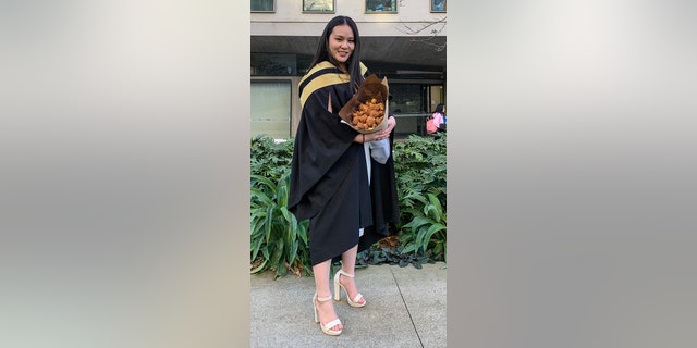 Lucy, from Sydney, New South Wales, Australia, said that she and her boyfriend Gabriel You, 27, have always been die-hard KFC addicts, with the pair stopping in at their local chain to get their fried chicken fix several times a week.