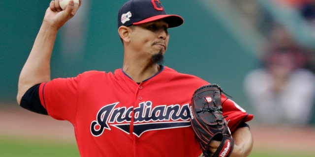 Carlos Carrasco was diagnosed with a blood condition. (AP Photo/Tony Dejak, File)