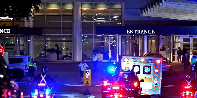 Ortiz was back in Boston on Monday night for medical care, a day after authorities said the former Red Sox slugger was ambushed by a gunman. (Chris Christo/The Boston Herald via AP)