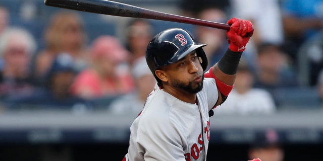 Eduardo Nunez says Dominican players are 'embarrassed' over the David Ortiz shooting. (AP Photo/Kathy Willens)