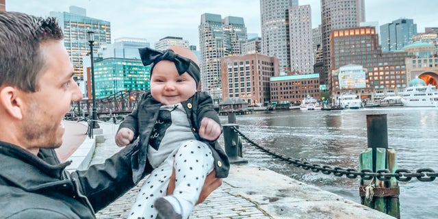 “We were able to capture her first laugh on camera, and it was on the River Walk in Boston. And that just made it more special,” Jenna said.